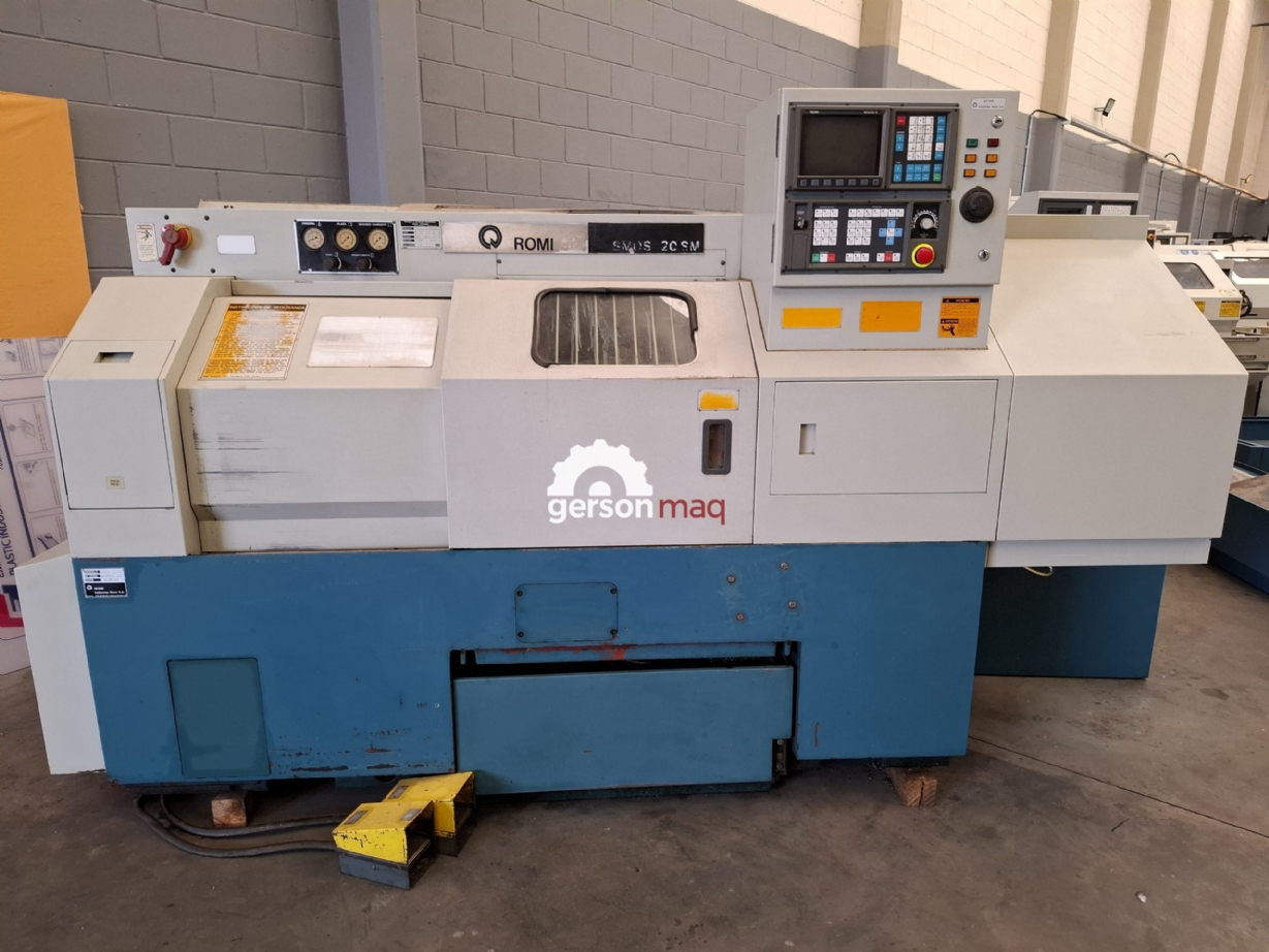 TORNO CNC ROMI COSMOS 20 SM - ACIONADA E SUBSPINDLE